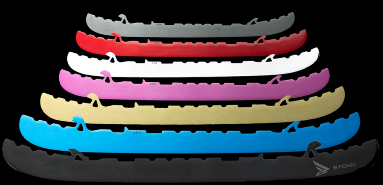 BYONIC Edge Brushed Gold Skate Blades