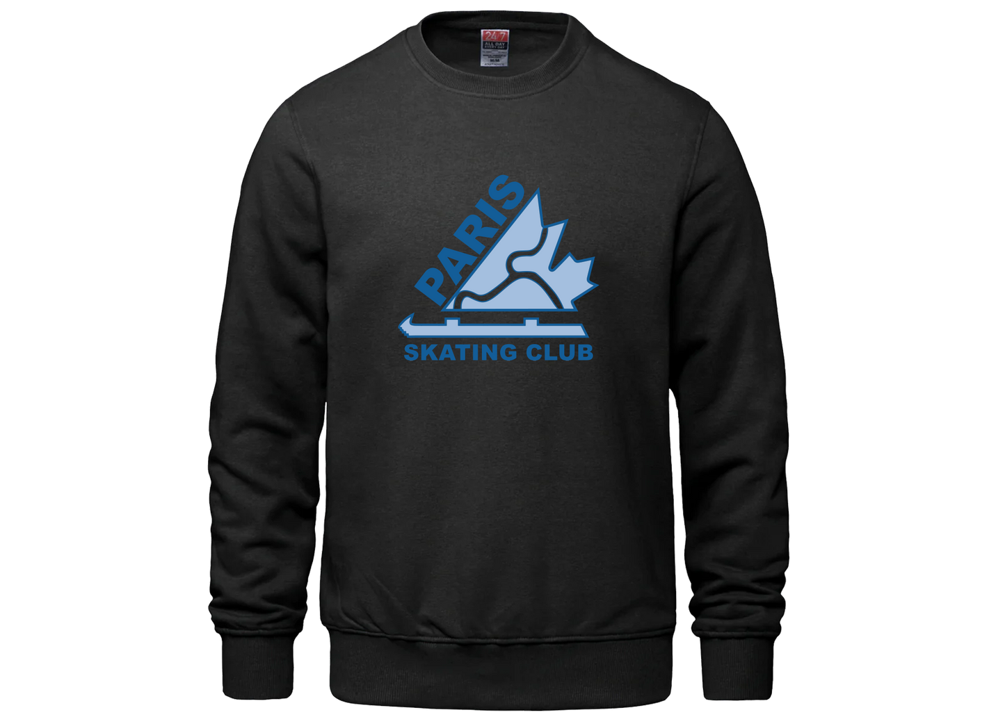 Paris Figure Skating Club C/S Crew Pullover Youth Sweatshirt