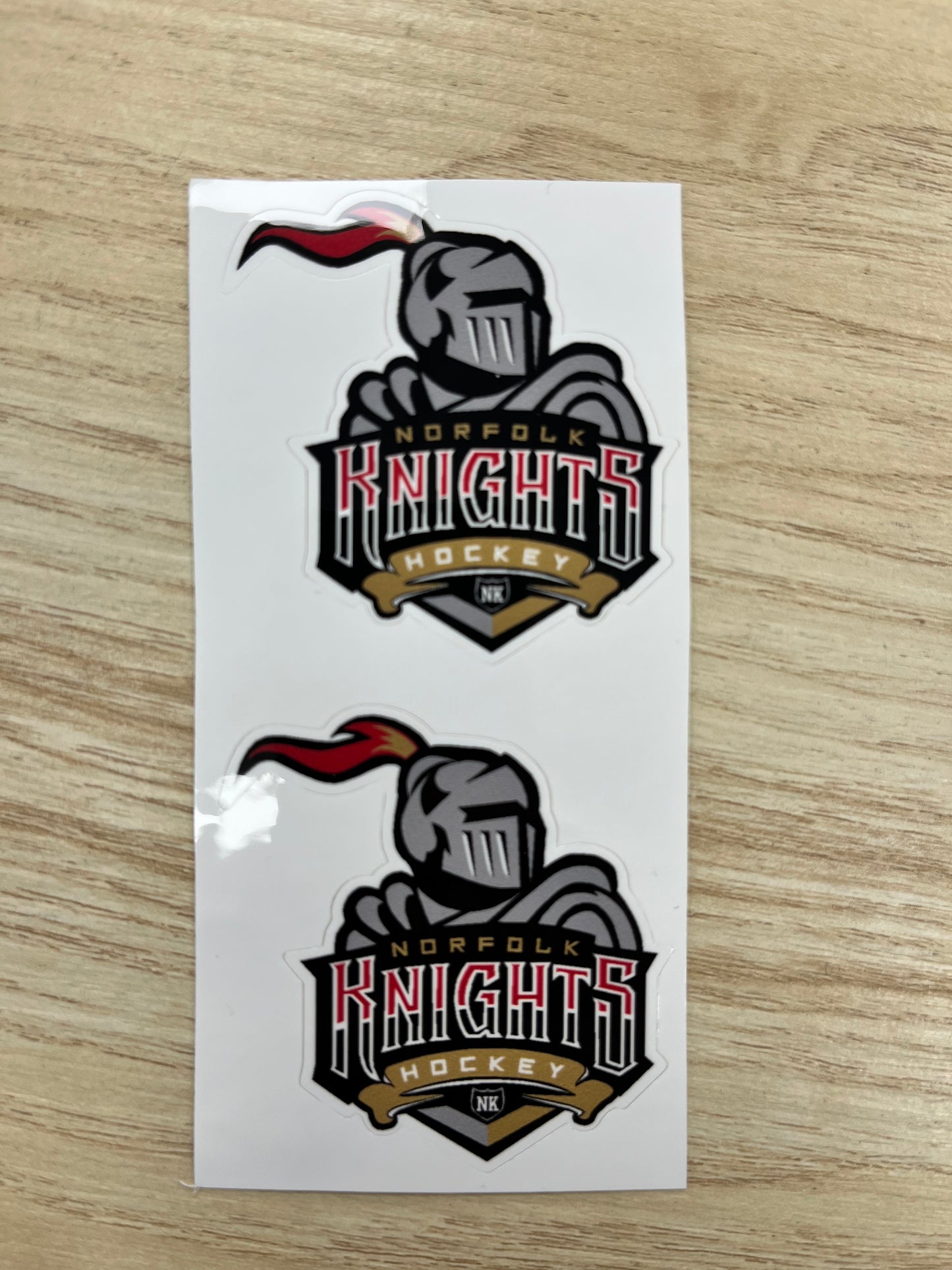 Norfolk Knights Helmet Sticker