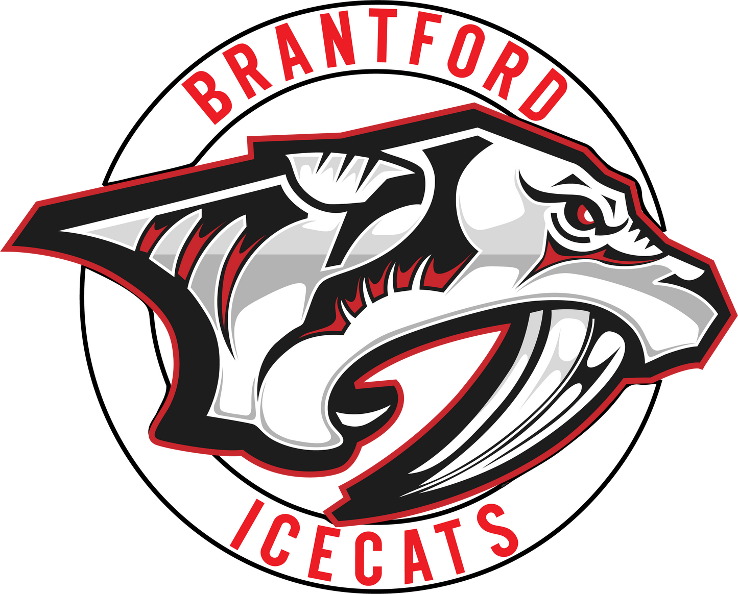 Brantford IceCats Car Decal