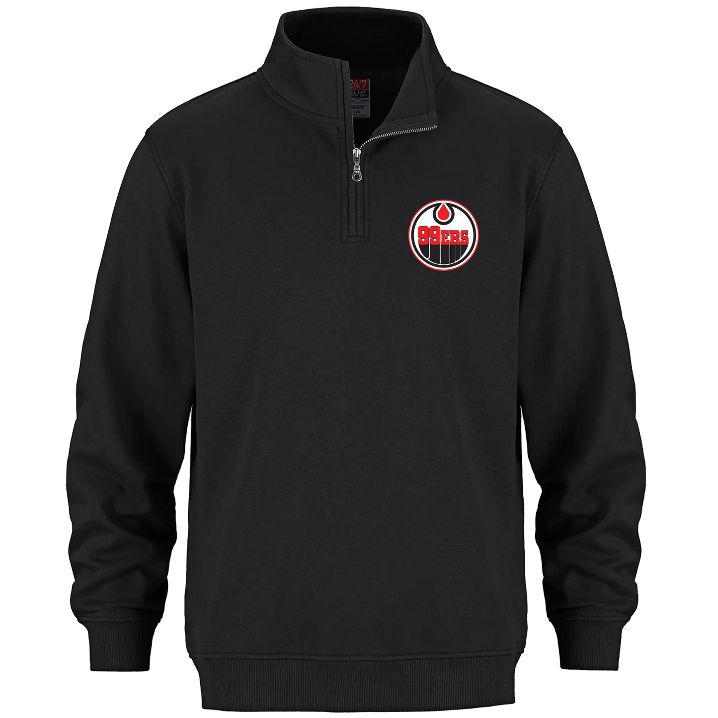C/S Pullover 1/4 Zip Youth 99ers Black Sweatshirt
