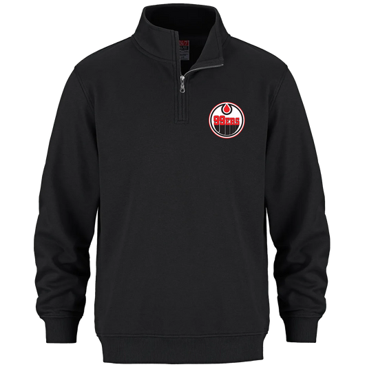 C/S Pullover 1/4 Zip Youth 99ers Black Sweatshirt