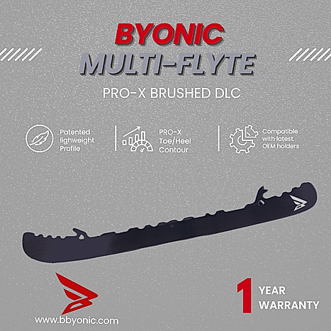 BYONIC Multi-Flyte PRO X Brushed DLC Blades