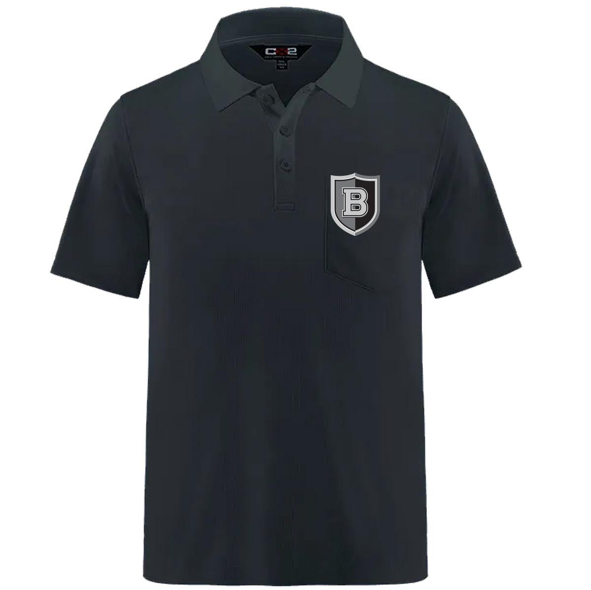 C/S Ace Battalion Black Polo Mens