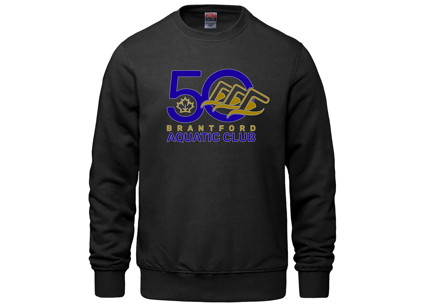 Brant Aquatic Club C/S Crew Pullover Adult Sweatshirt