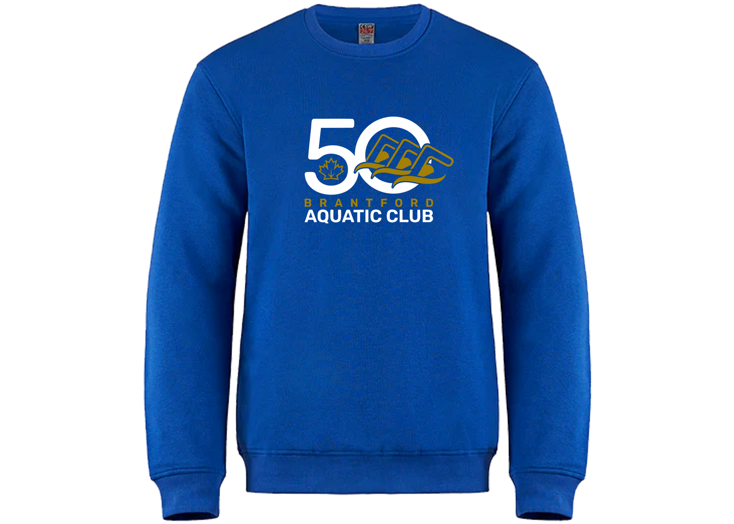 Brant Aquatic Club C/S Crew Pullover Adult Sweatshirt