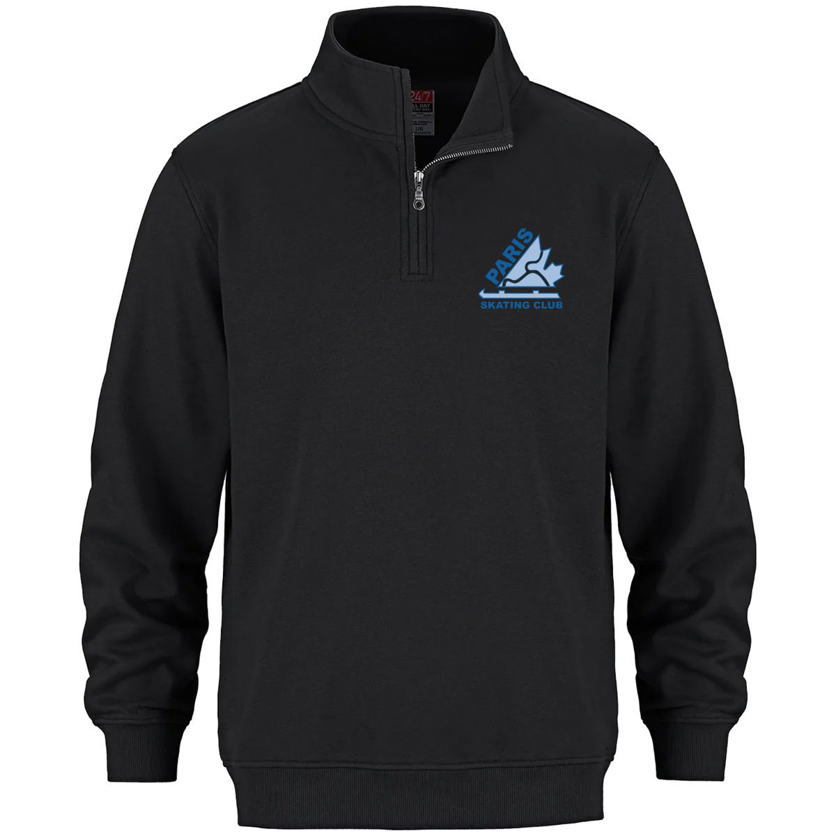 C/S Flux Adult 1/4 Zip Sweater Paris Skating Club