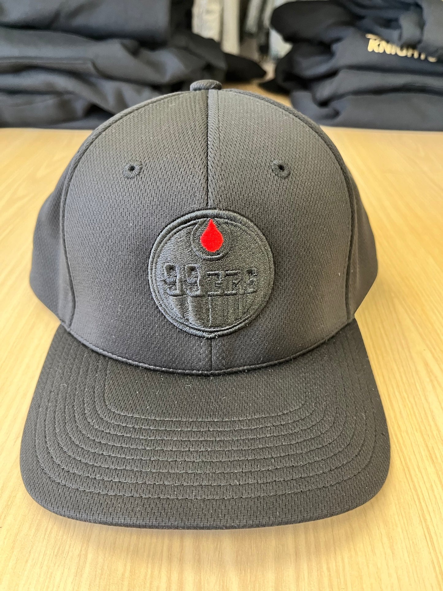 99ers Blackout Red Oil Drop Hat