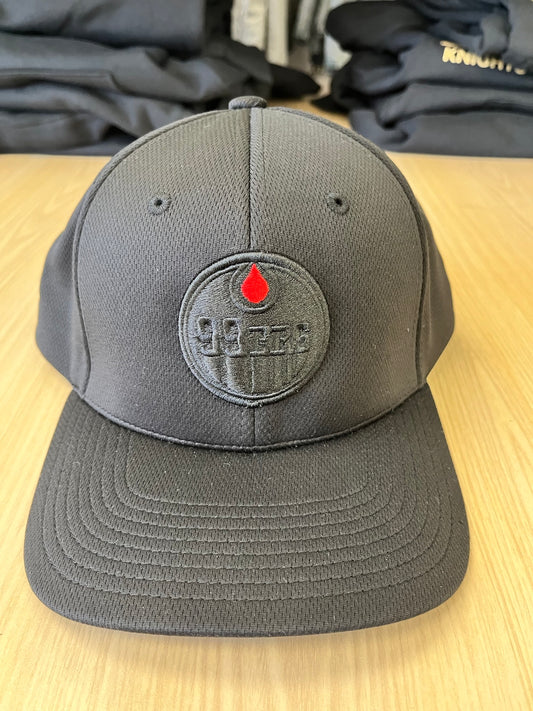 99ers Blackout Red Oil Drop Hat