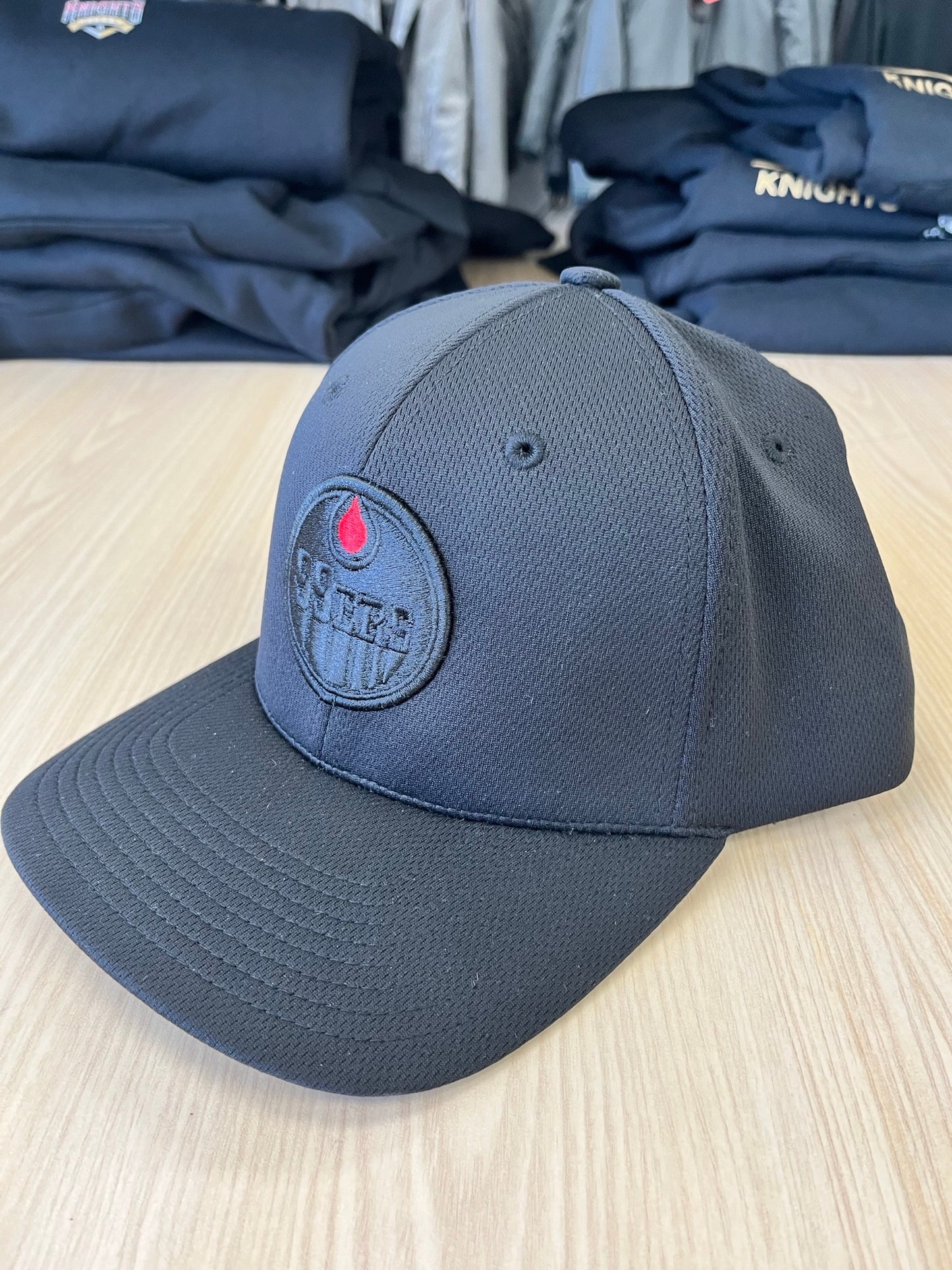 99ers Blackout Red Oil Drop Hat