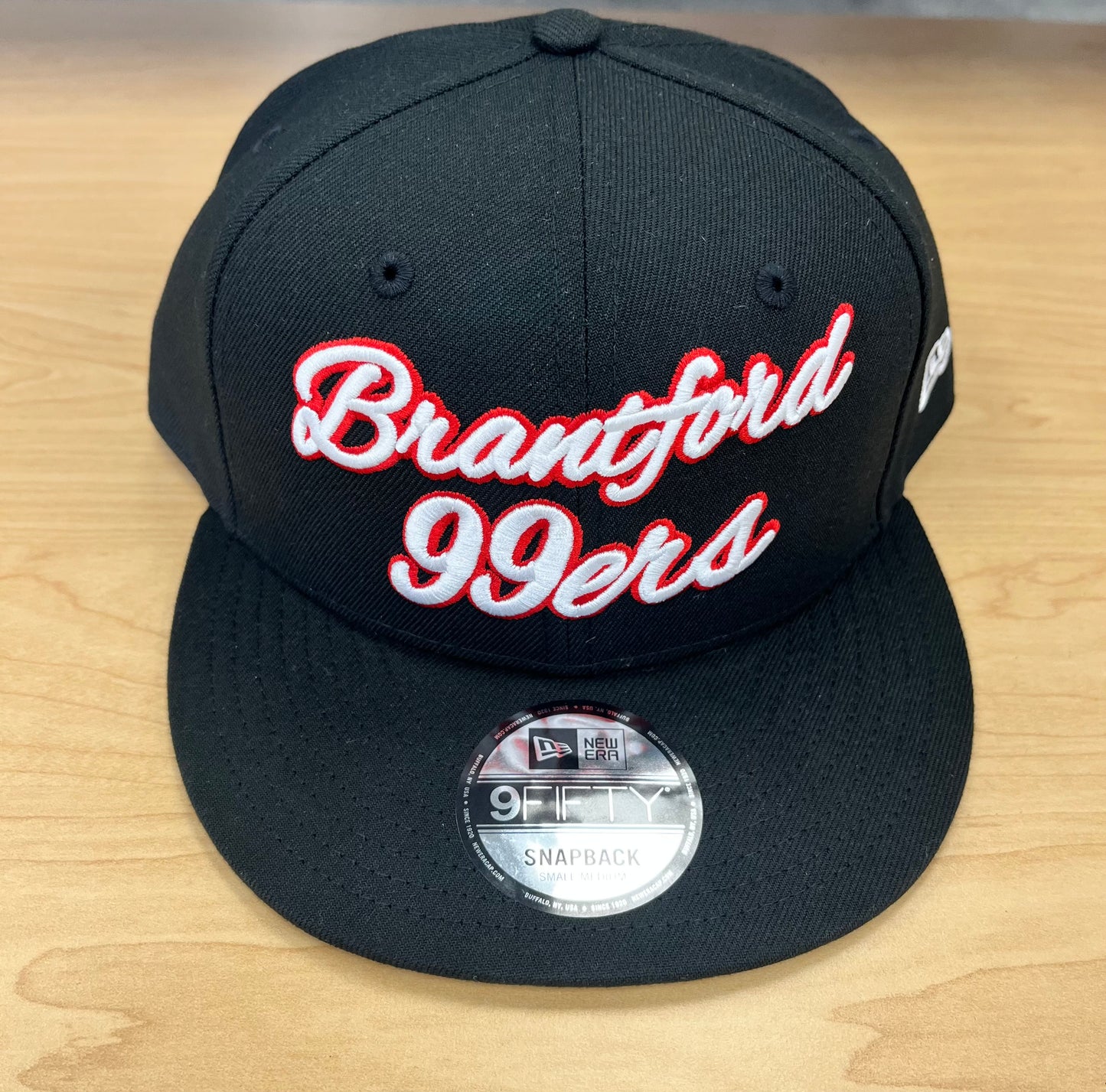 New Era 950 99ers Script Snapback Black Hat