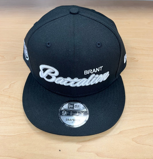 New Era 950 Battalion Script Snapback Black Hat