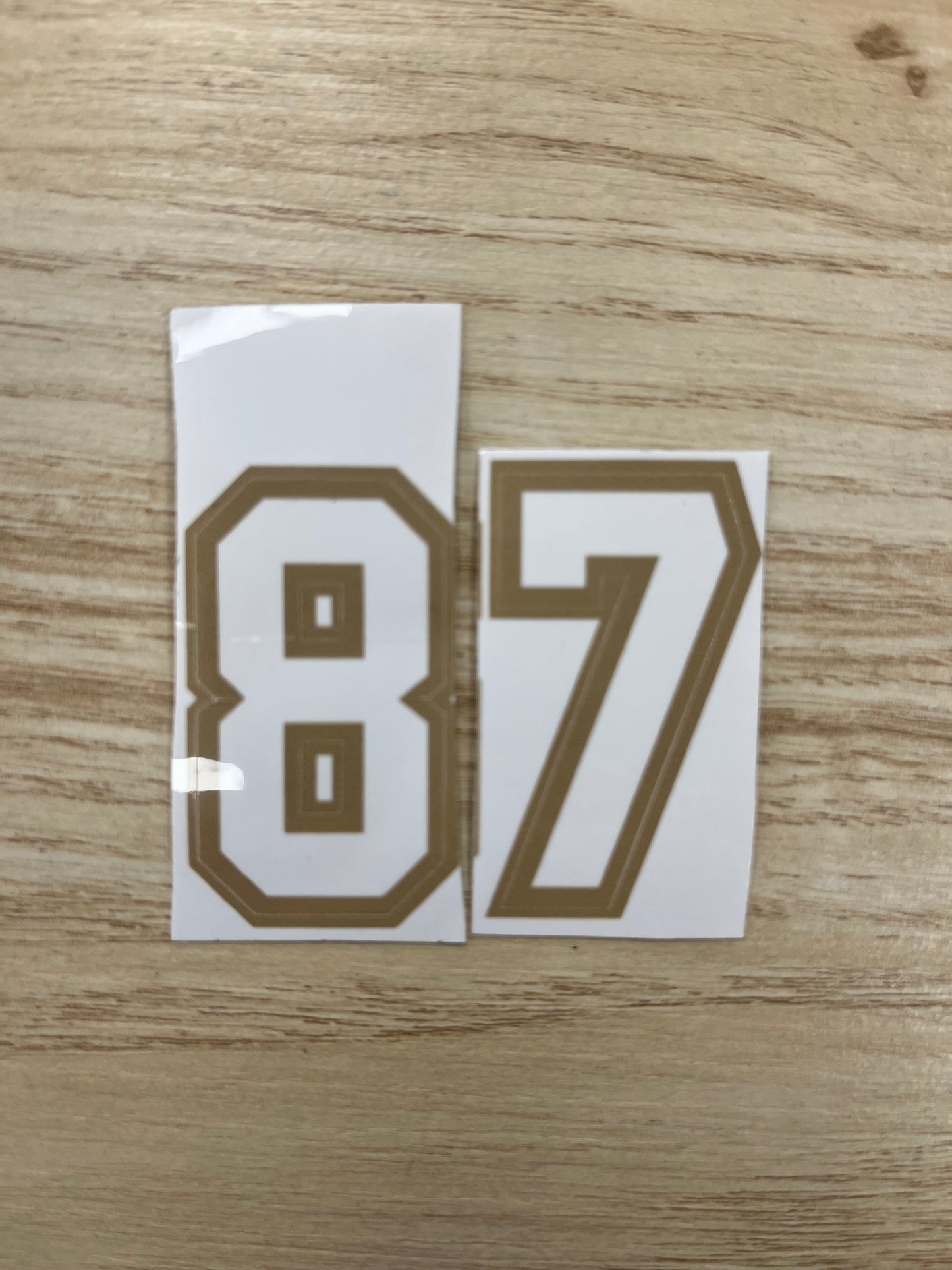 Helmet Number Stickers