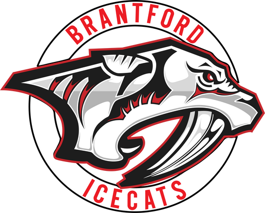 Brantford IceCats Car Decal
