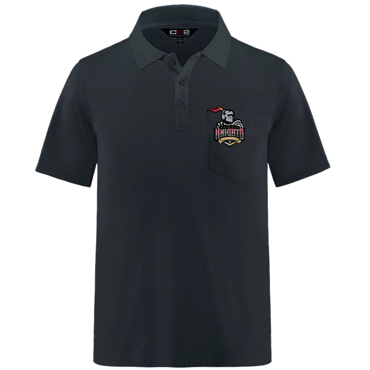 C/S Ace Knights Black Polo Mens