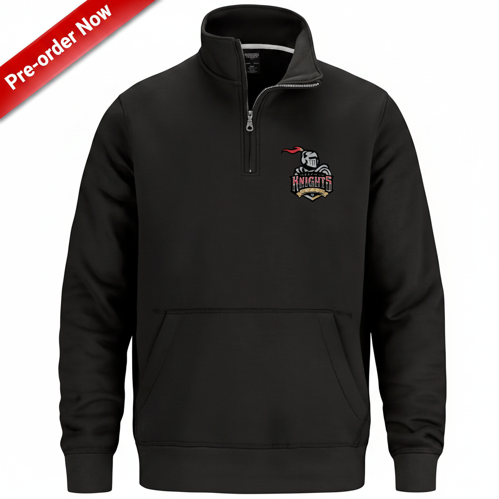 C/S Fairmount Norfolk Knights 1/4 Zip Adult Black