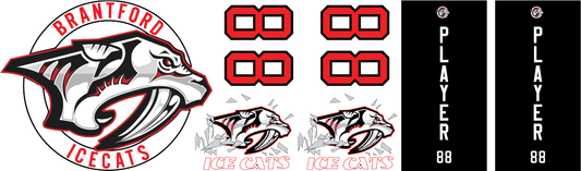Icecats Player Sticker Set