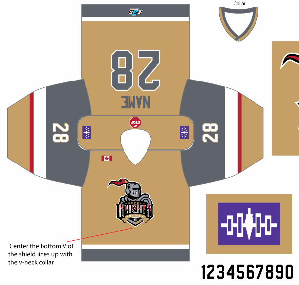 Norfolk Knights Select Game Jersey