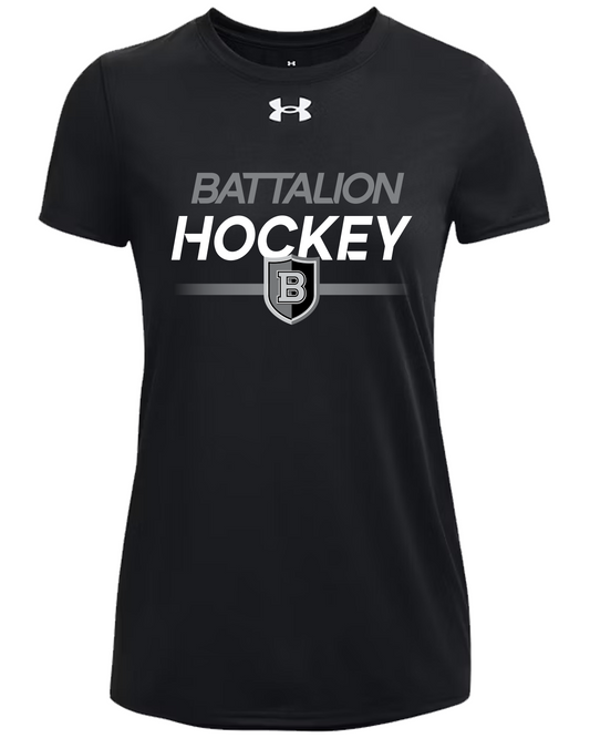 Under Armour Battalion Womens T-Shirt Black