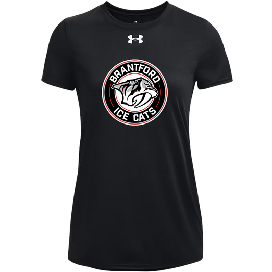 Under Armour Icecats Womens T-Shirt Black